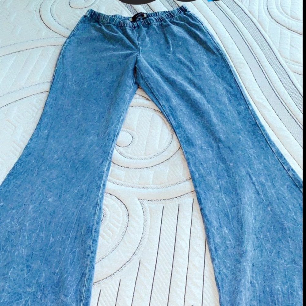 Local boutiques bell bottom stretch pants!